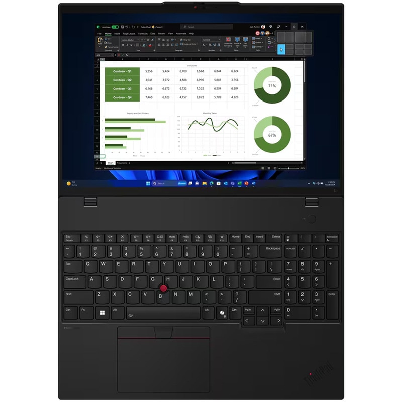 Laptop Lenovo 16'' ThinkPad L16 Gen 1, WUXGA IPS, Procesor Intel® Core™ Ultra 7 155U (12M Cache, up to 4.80 GHz), 16GB DDR5, 1 TB SSD, Intel Graphics, Black