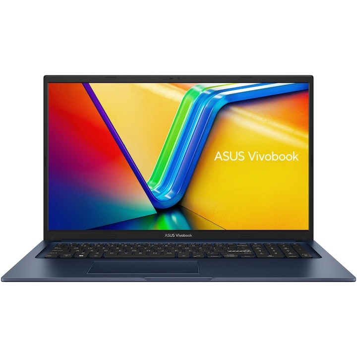 Laptop ASUS Vivobook 15 X1504VA cu procesor Intel® Core™ 5 120U pana la 5.0GHz, 15.6'', Full HD, IPS, 16 GB DDR4 RAM, 1 TB SSD, Intel® Graphics, Windows 11 Pro, Quiet Blue