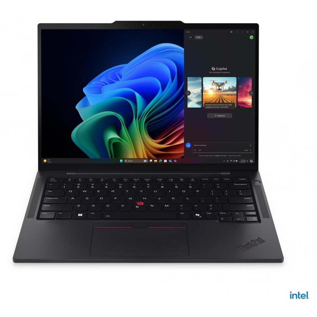 Laptop Lenovo ThinkPad T14s Gen 6 (Intel); 14" WUXGA (1920x1200) IPS 400nits Anti-glare, 45% NTSC, 60Hz, DBEF5, Touch; Intel® Core Ultra 7 258V, 8C (4P + 4LPE) / 8T, Max Turbo up to 4.8GHz, 12MB; Video Integrated Intel® Arc™ Graphics 140V; RAM 1x 32GB