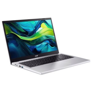 Laptop Acer 15.6'' Aspire Go 15 AG15-71P, FHD IPS, Procesor Intel® Core™ i5-13420H (12M Cache, up to 4.60 GHz), 16GB DDR5, 1TB SSD, Intel UHD, No OS, Pure Silver