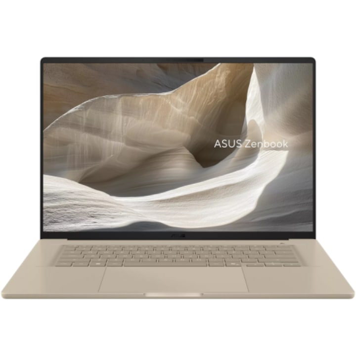 Laptop ASUS Zenbook A16 WUXGA 16 inch Snapdragon X X1-26-100 16GB 512GB SSD Windows 11 Home Zabriskie Beige