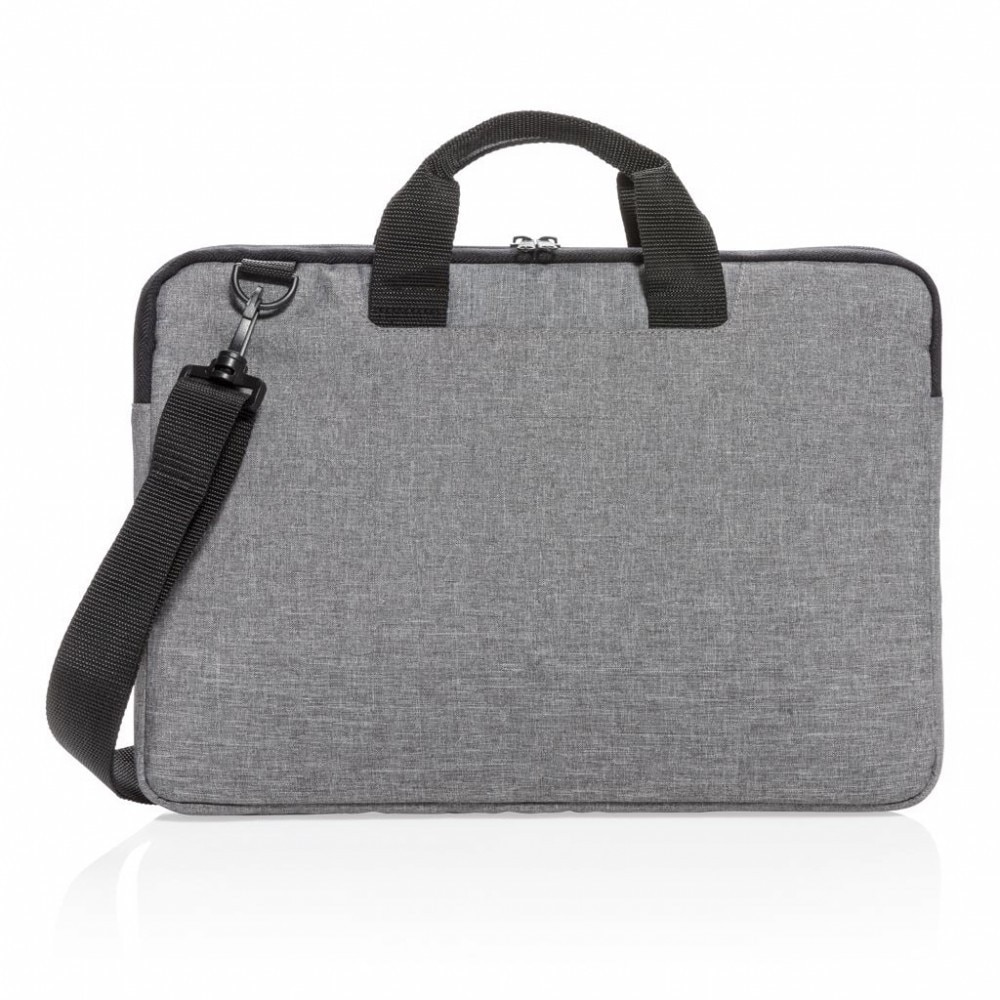 Geanta de documente si Laptop 15 inch, Everestus, BM, poliester, neopren, negru, saculet de calatorie si eticheta bagaj incluse