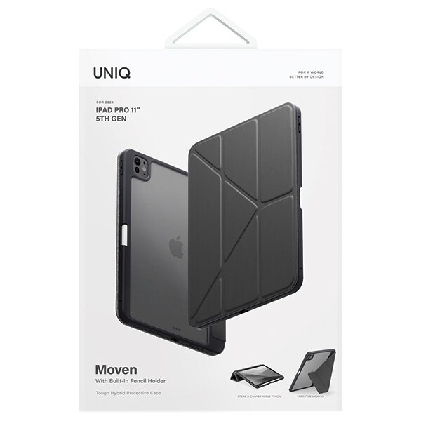 Husa UNIQ Moven compatibila cu iPad Pro 11 inch 2024, Gri