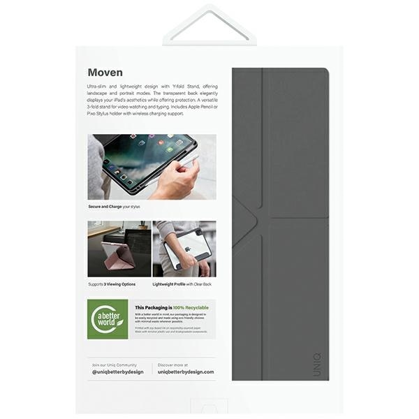Husa UNIQ Moven compatibila cu iPad Pro 11 inch 2024, Gri
