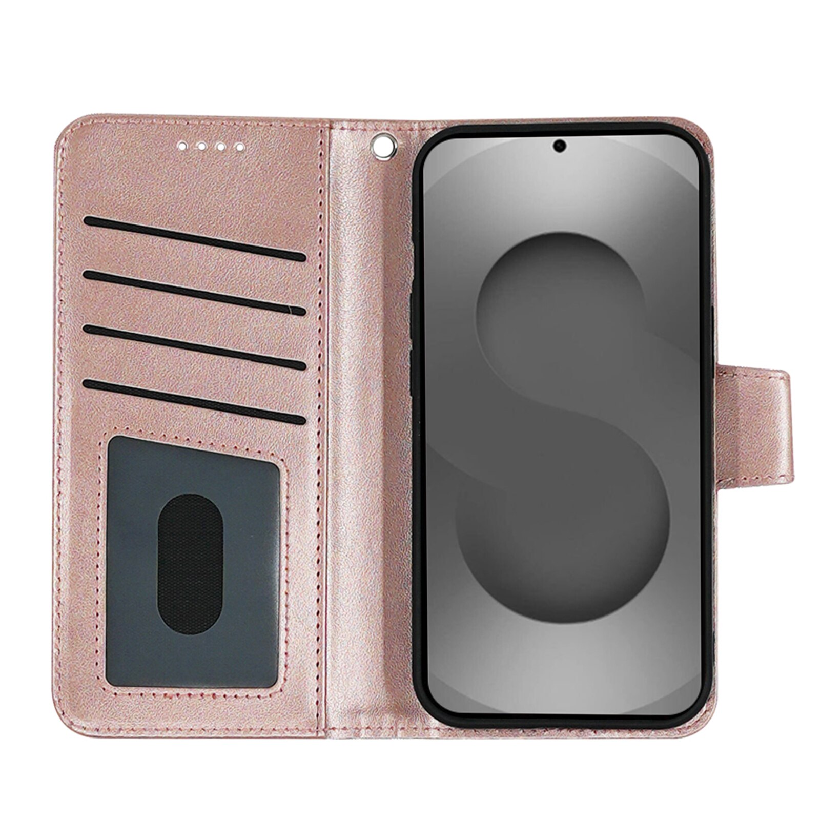 Husa pentru Samsung Galaxy S26 Ultra, Omelivon, piele fina, Diary Book, tip carte, cu Portofel Interior, stand, Inchidere Magnetica, Antisoc, Roz