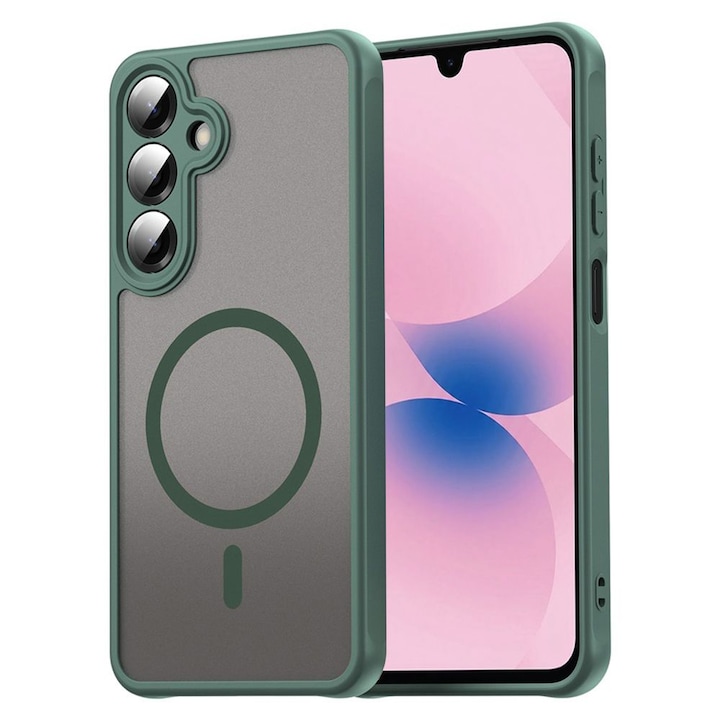 Husa telefon Techsuit HaloFrost II MagSafe verde compatibila cu Samsung Galaxy A27 5G