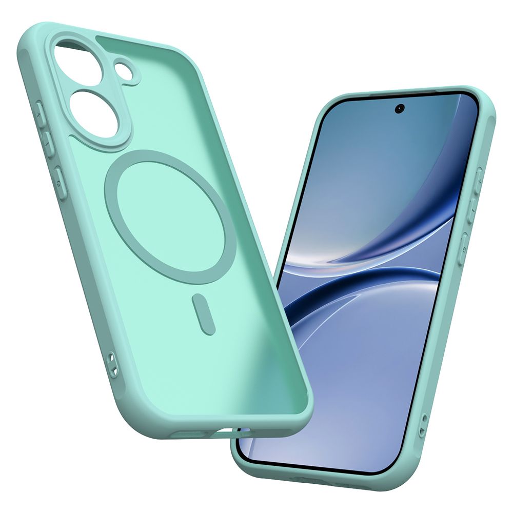 Husa telefon Techsuit HaloFrost II MagSafe Mint Green compatibila cu Xiaomi Poco X8 Pro
