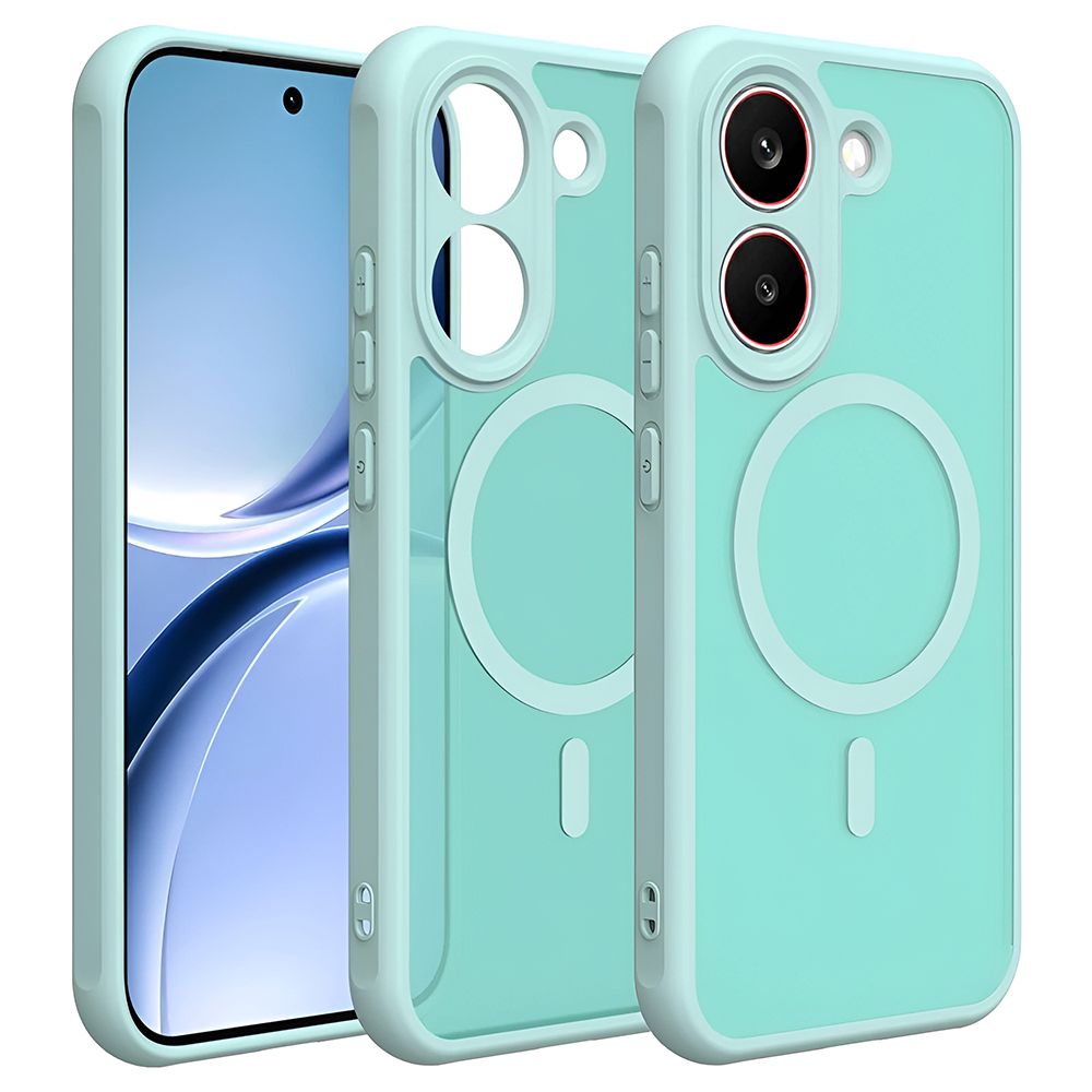 Husa telefon Techsuit HaloFrost II MagSafe Mint Green compatibila cu Xiaomi Poco X8 Pro