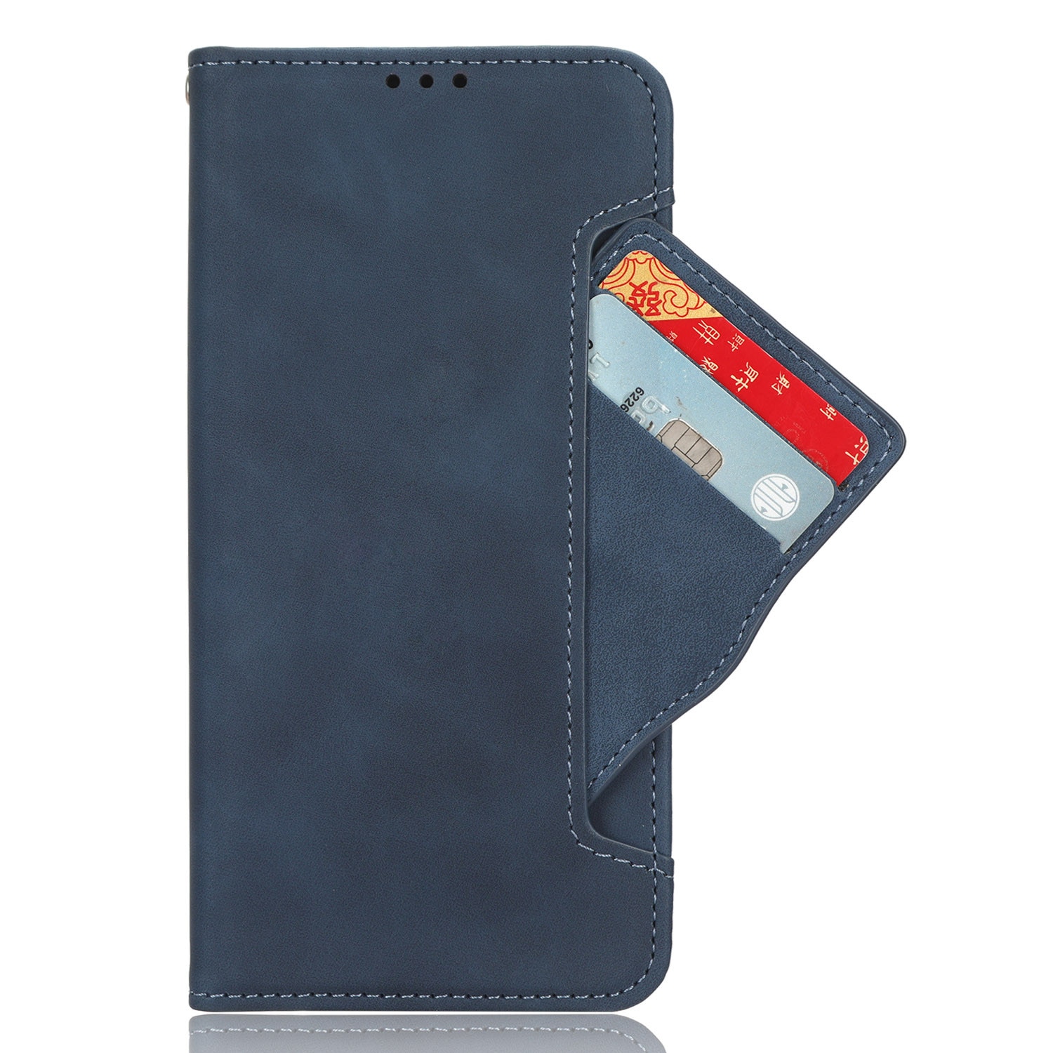 Husa cu clapeta XGSM Realme 16 Pro, buzunare carduri, albastru inchis