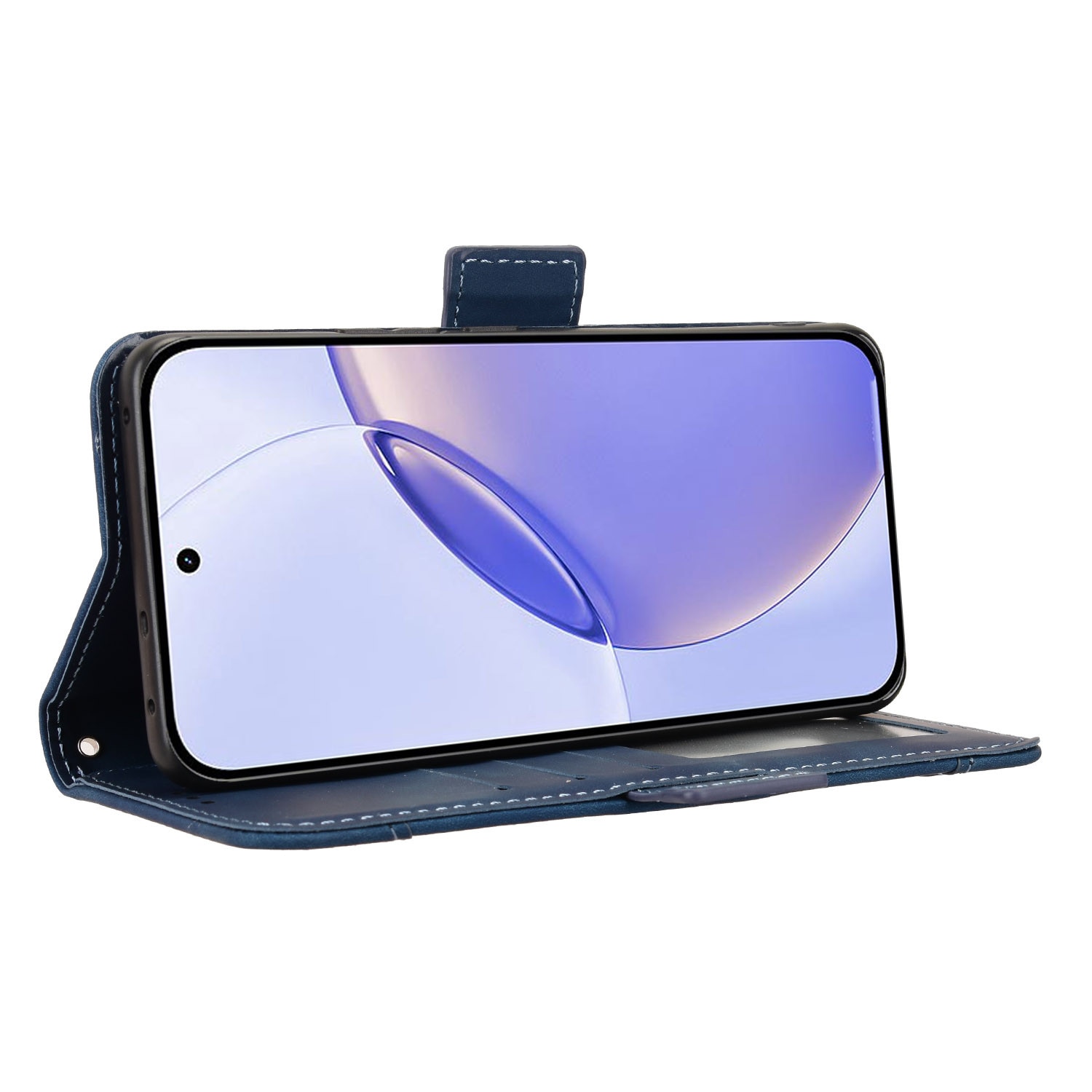 Husa cu clapeta XGSM Realme 16 Pro, buzunare carduri, albastru inchis