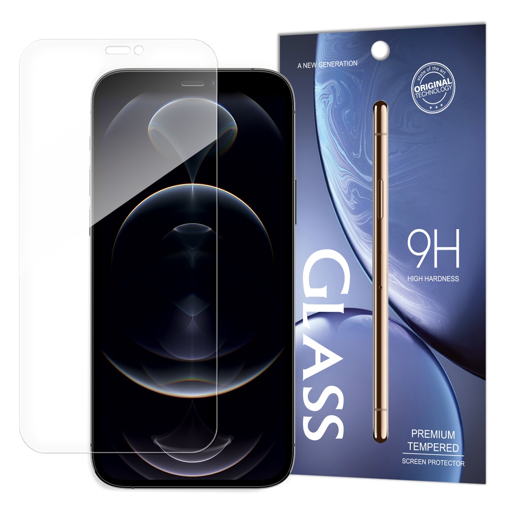 Folie Tempered Glass 9H, Compatibila cu iPhone 13 Pro Max, Transparent