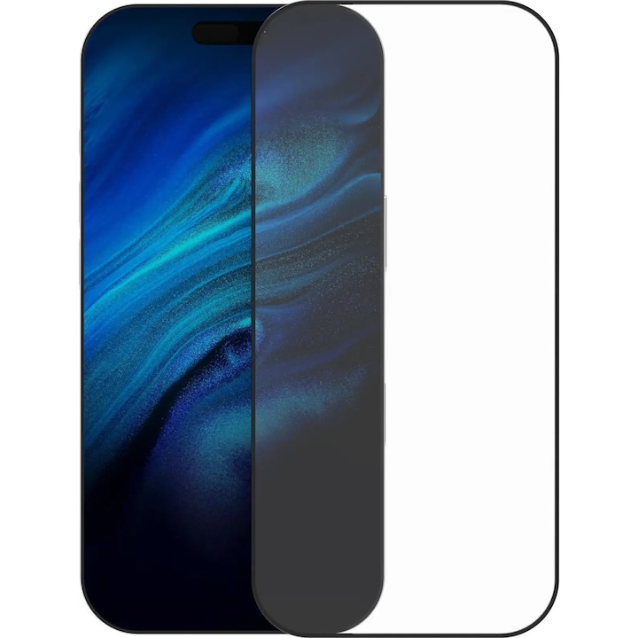 Folie protectie telefon, Vivid, pentru Apple iPhone 17, sticla securizata Full Face, transparenta
