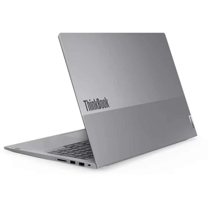 Laptop Lenovo ThinkBook 16 G7 IML cu procesor Intel® Core™ Ultra 7 155H pana la 4.8GHz, 16 nuclee, 16" WUXGA, IPS, 40 GB DDR5, 1 .5 TB SSD, Intel® Arc™ Graphics, No OS, Arctic Grey
