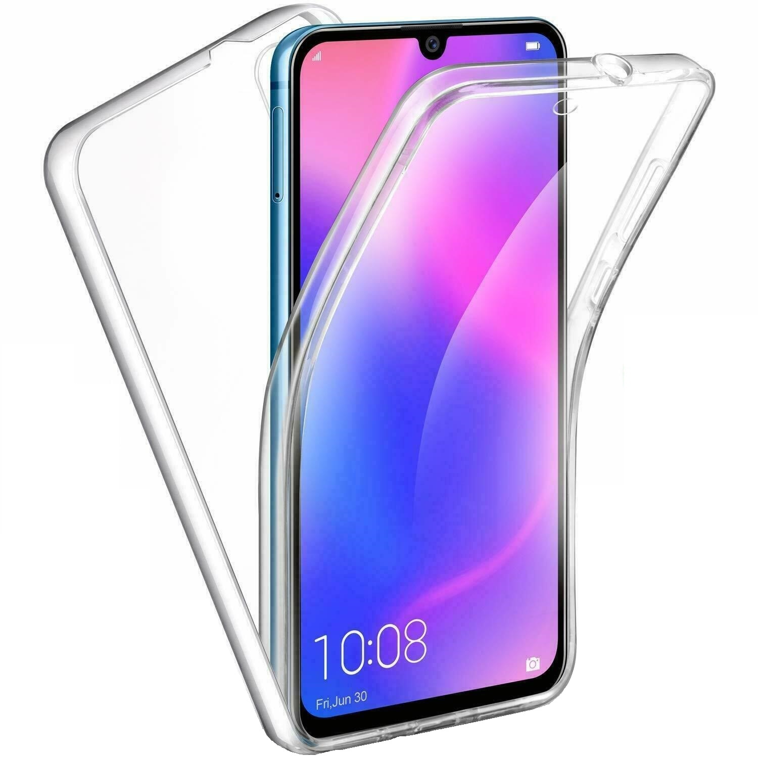 Husa protectie compatibila cu Samsung Galaxy A13 4G, Fully PC & Glass 360° (fata si spate), transparenta, ultra slim, Premium Quality