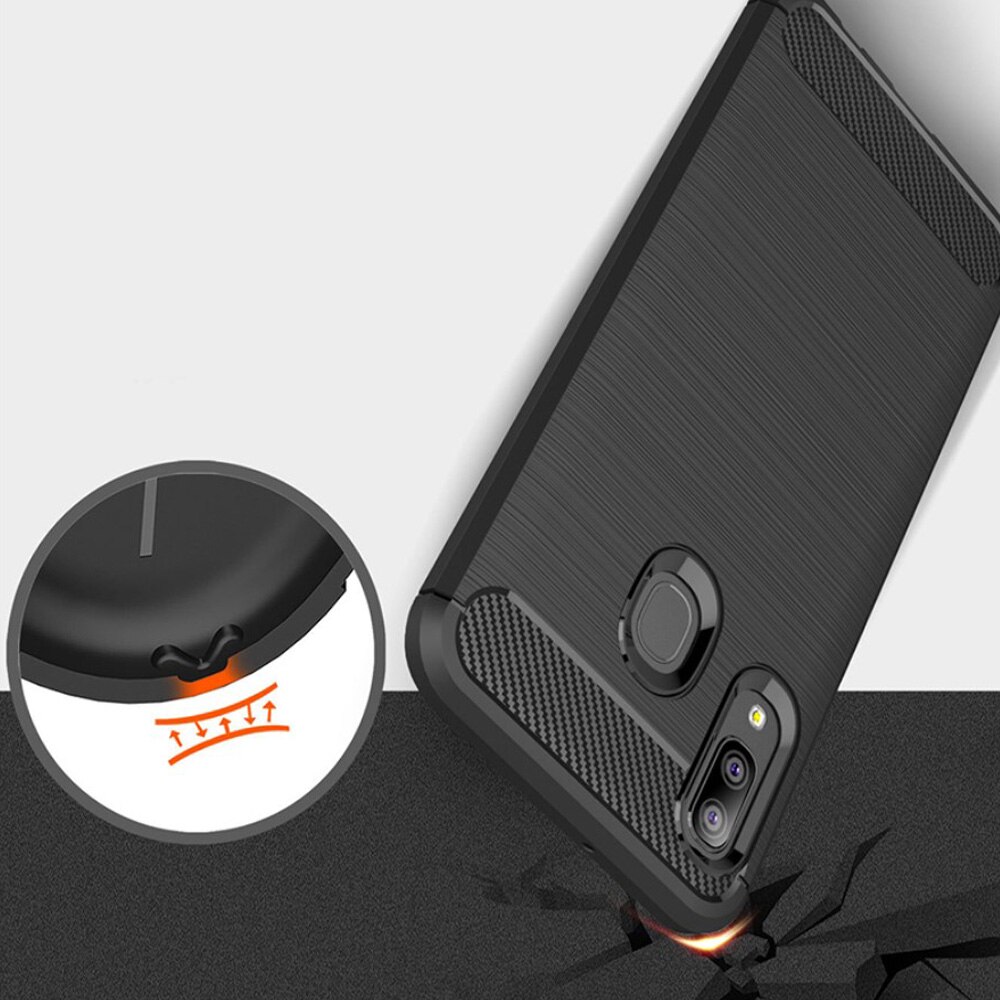 Husa pentru telefon, Techsuit, Compatibil cu Samsung Galaxy A20e, Black