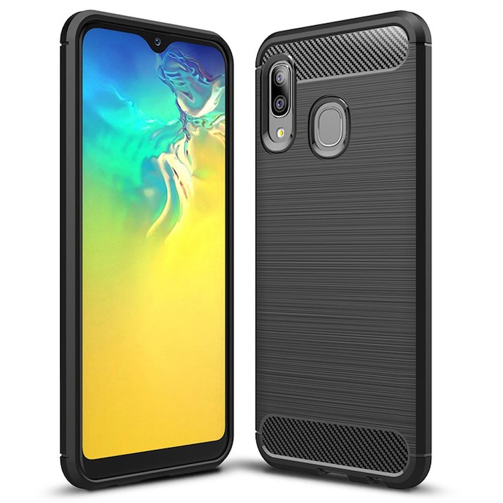 Husa pentru telefon, Techsuit, Compatibil cu Samsung Galaxy A20e, Black