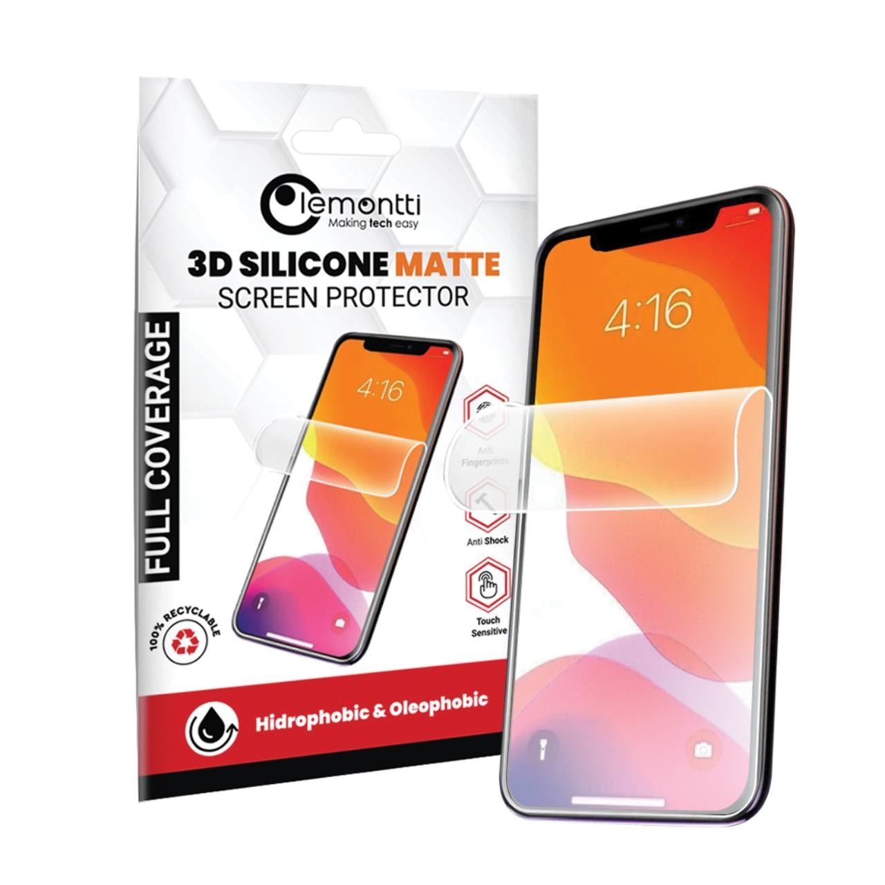Folie de protectie Lemontti din silicon Matte pentru Honor 200 Lite 5G