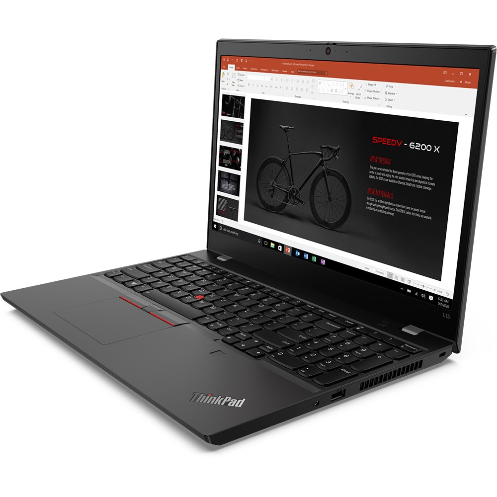 Laptop Lenovo ThinkPad L15 Gen 1 (AMD), 15.6" FHD IPS, AMD Ryzen 5 4500U 6-core, 16GB DDR4, 256GB SSD m2 PCIe, AMD Radeon Graphics, Windows 11 Pro, Black