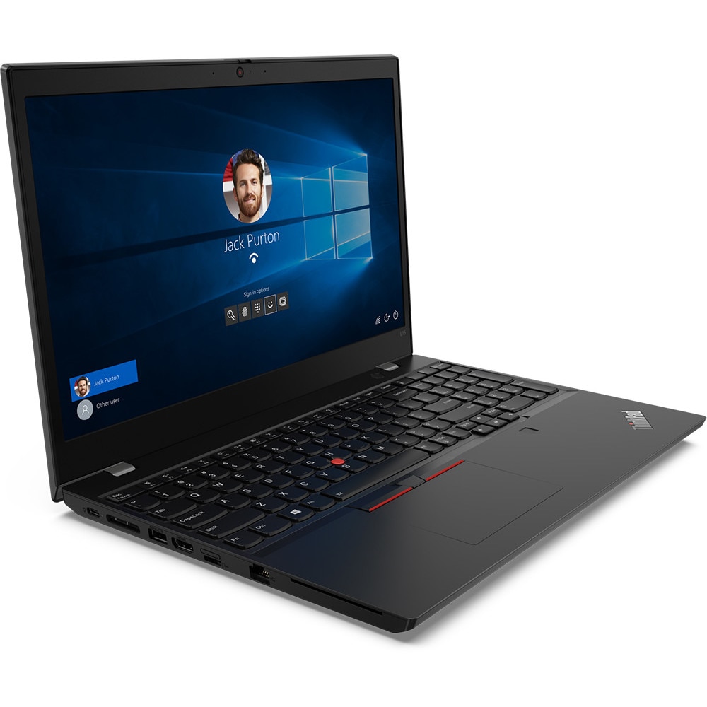 Laptop Lenovo ThinkPad L15 Gen 1 (AMD), 15.6" FHD IPS, AMD Ryzen 5 4500U 6-core, 16GB DDR4, 256GB SSD m2 PCIe, AMD Radeon Graphics, Windows 11 Pro, Black