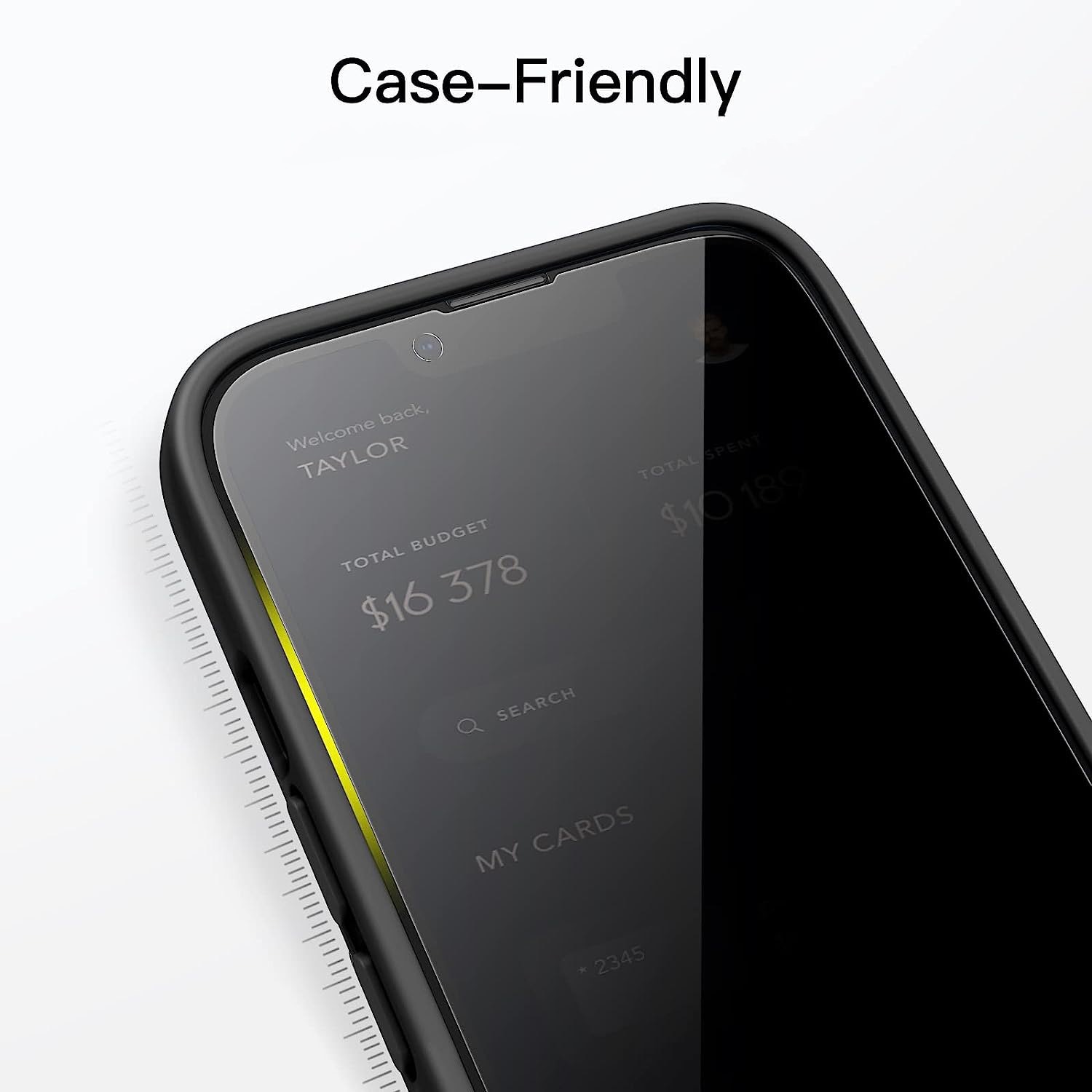 Folie Sticla Privacy Daden MaxProtection pentru iPhone 14 Plus, Full Cover, Protectie Profesionala, Ultra Rezistenta, Calitate Premium