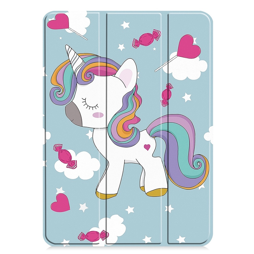 Husa compatibila cu Apple iPad Pro 11 (2024), 11.0 inchi, Tip carte, Bounce Comando, Protectie completa, Stand, Unicorn