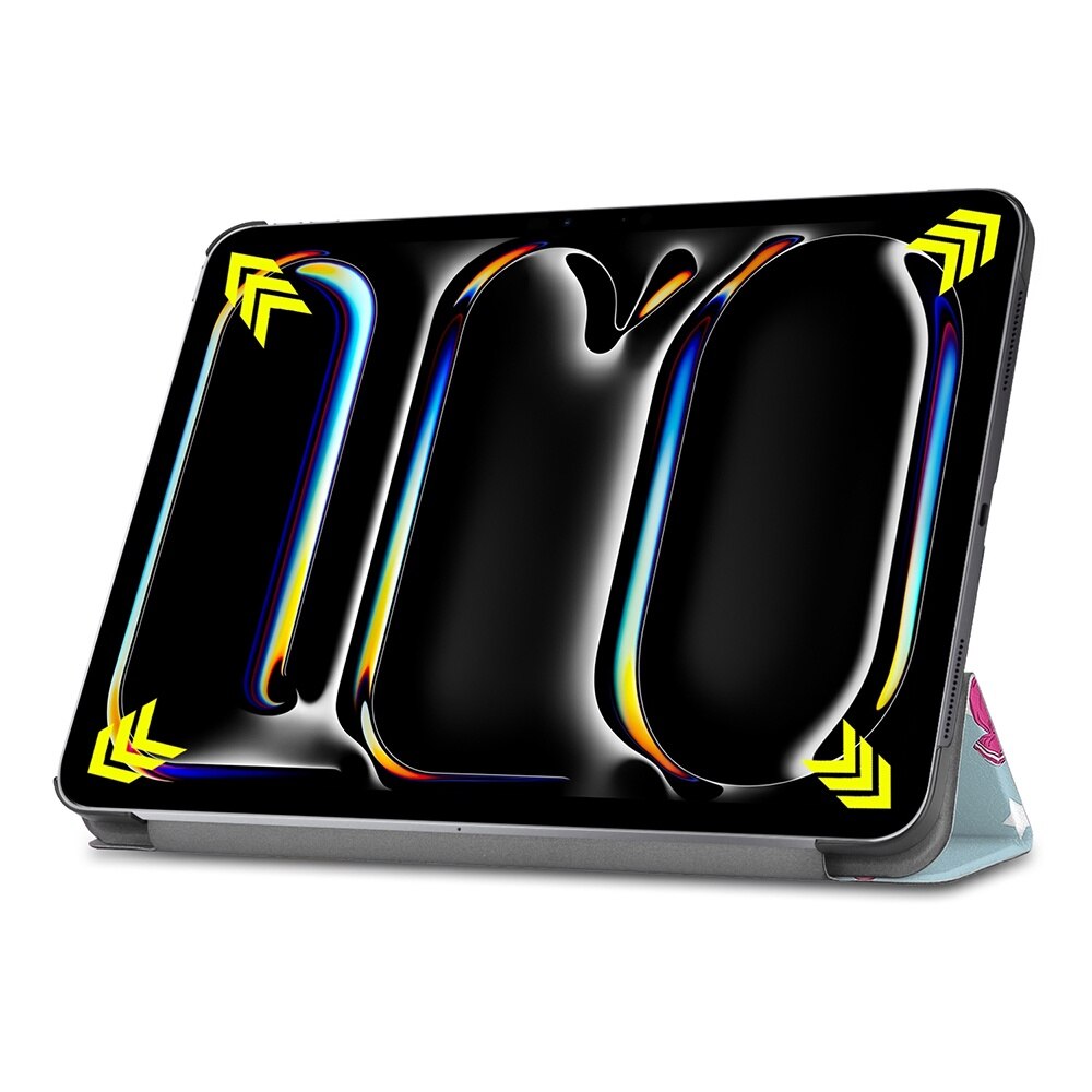 Husa compatibila cu Apple iPad Pro 11 (2024), 11.0 inchi, Tip carte, Bounce Comando, Protectie completa, Stand, Unicorn