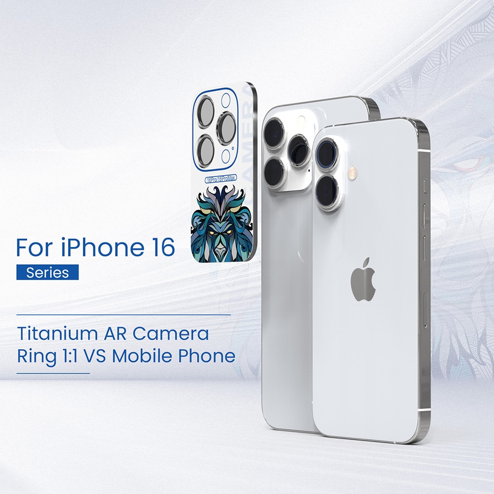 Folie telefon Lito S+ Camera Glass Protector Antisoc Galben pentru iPhone 16 Pro/Pro Max