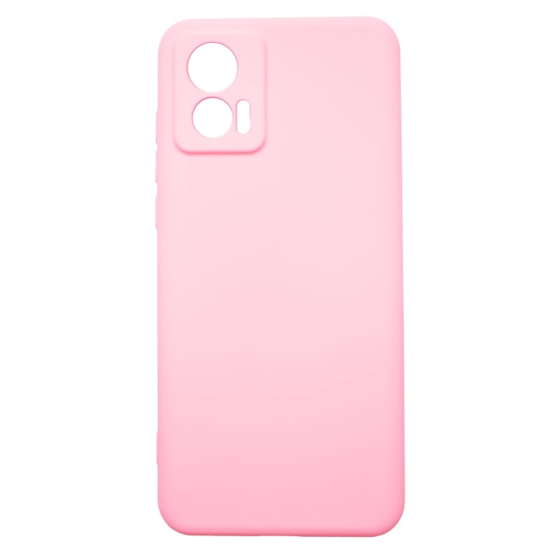 Husa compatibila cu Motorola Edge 30 Neo, Silicon Cover, Interior Microfibra, Protectie Camere, Roz, Atlas
