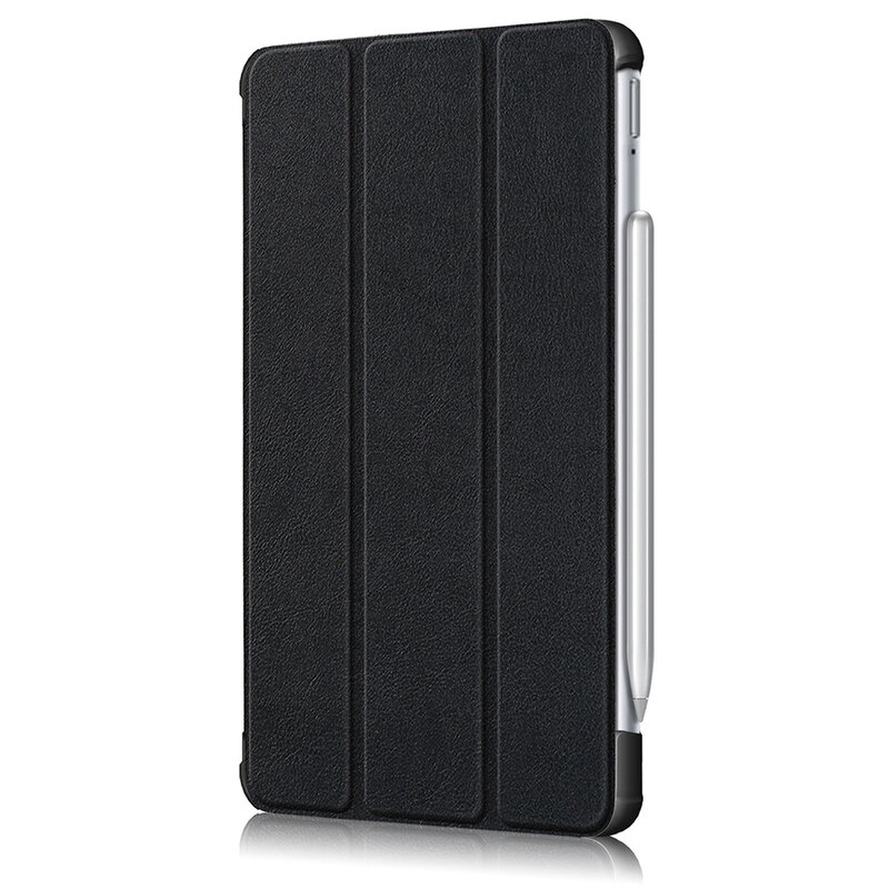 Husa book cover compatibila cu Huawei MatePad Pro 11 2022, piele ecologica, Black