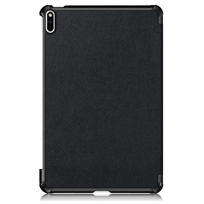 Husa book cover compatibila cu Huawei MatePad Pro 11 2022, piele ecologica, Black