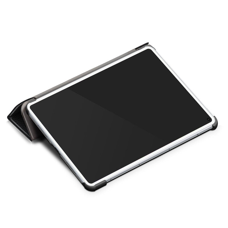 Husa book cover compatibila cu Huawei MatePad Pro 11 2022, piele ecologica, Black