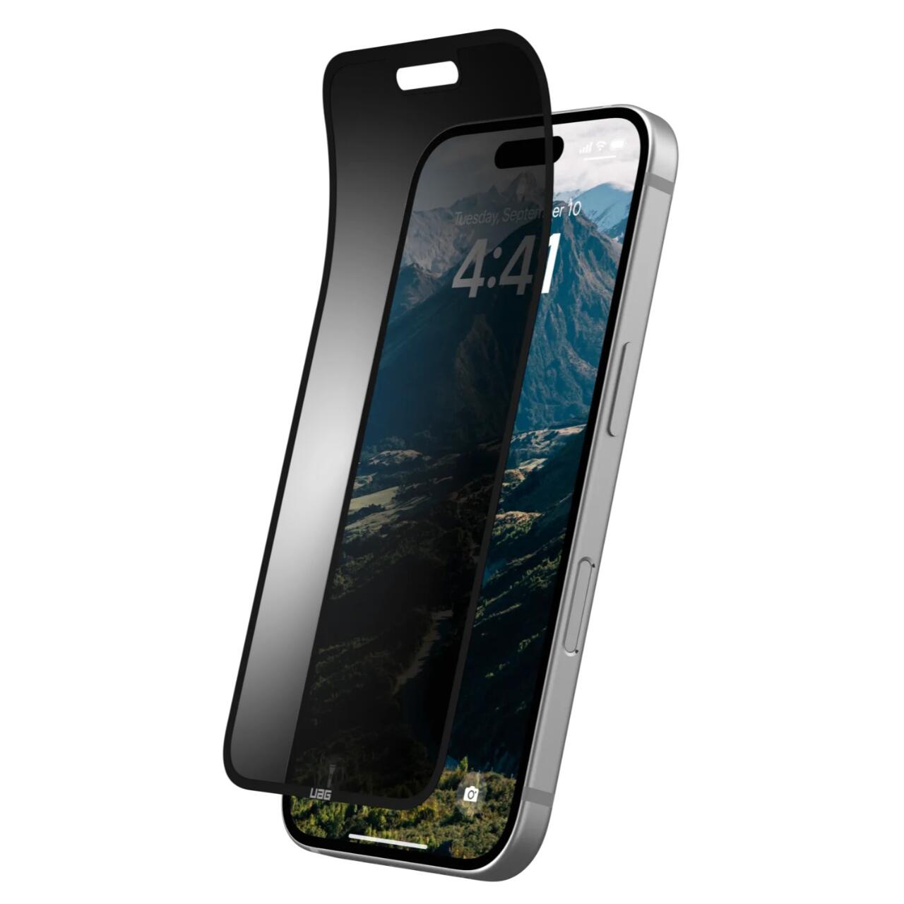 Folie de protectie UAG Removable Privacy Eco pentru iPhone 16 Pro Max