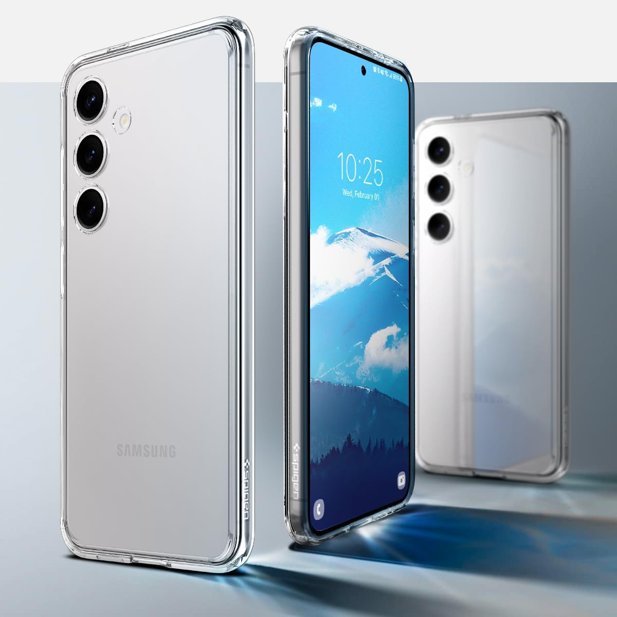 Husa protectie compatibila cu Samsung Galaxy A16, din silicon transparent, Slim, perfect fit, anti alunecare, protectie camera, ISAG