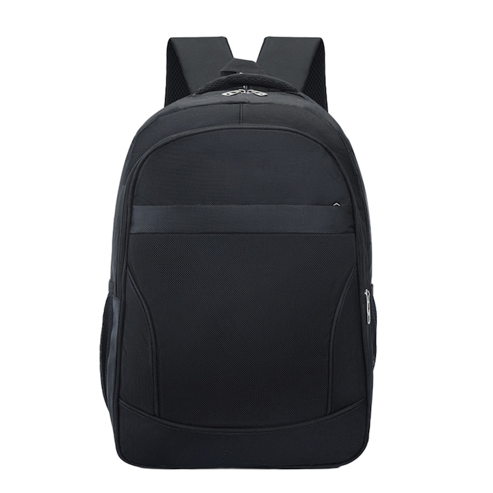 Rucsac de calatorie pentru laptop, impermeabil, capacitate mare, 45x31x16cm, negru