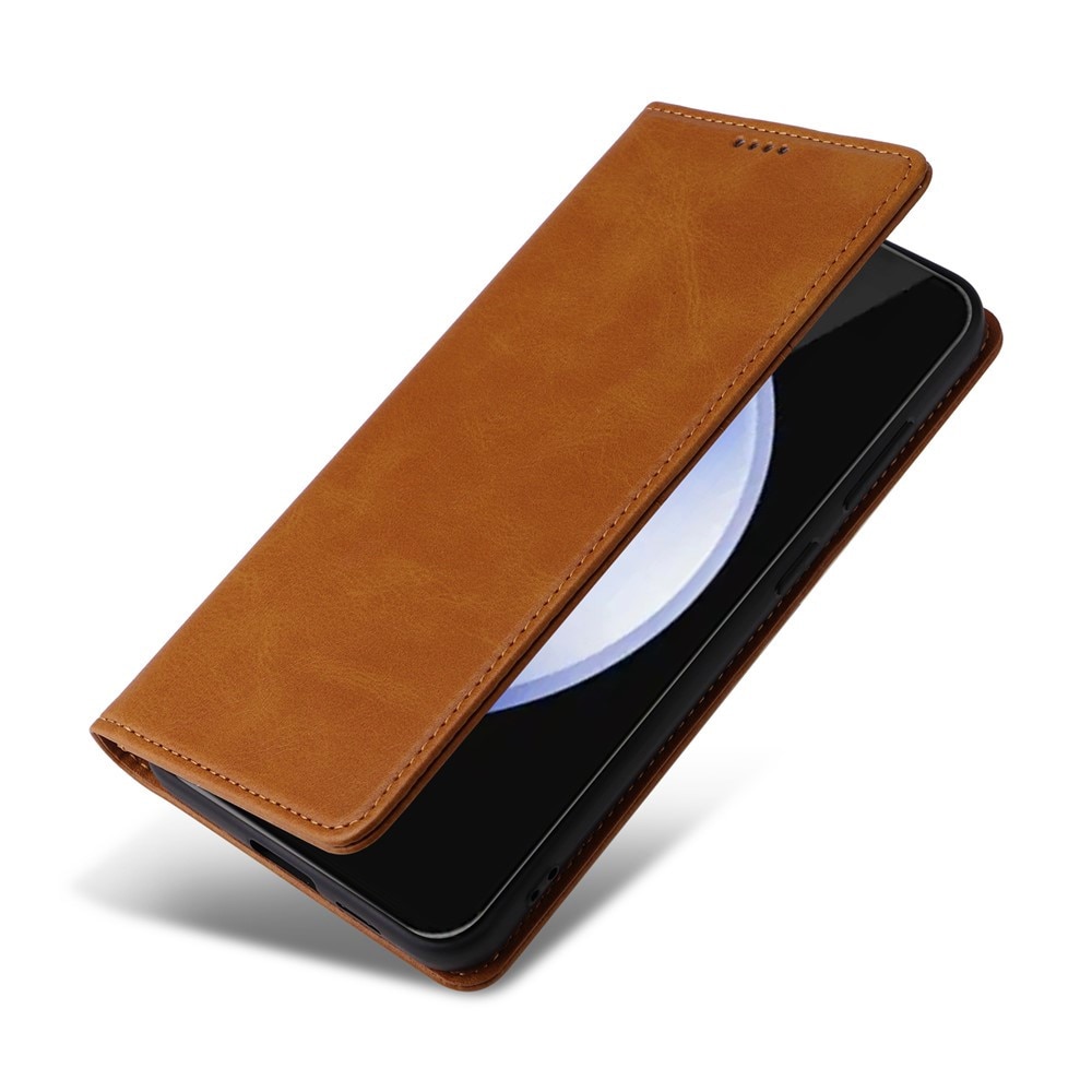 Husa PrestigeFlip din Piele pentru Samsung Galaxy A16, Suport Card, Magnetic Wallet, Blocare RFID, Protectie Completa, Tip Carte, cu Stand, Maro