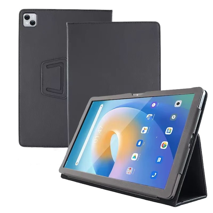 Husa Smart Cover pentru tableta Blackview Tab 13 10.1", Denim Negru