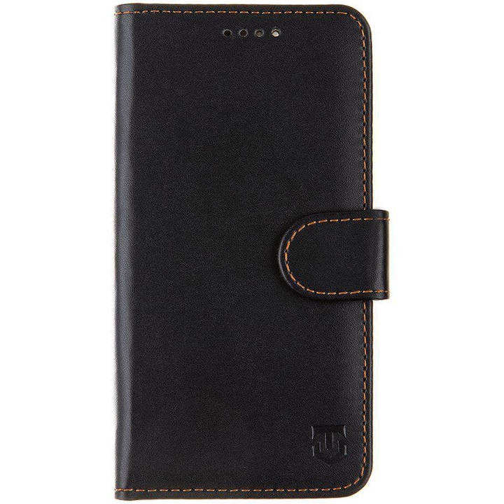Husa de protectie Book Tactical Notes pentru iPhone 15, Negru