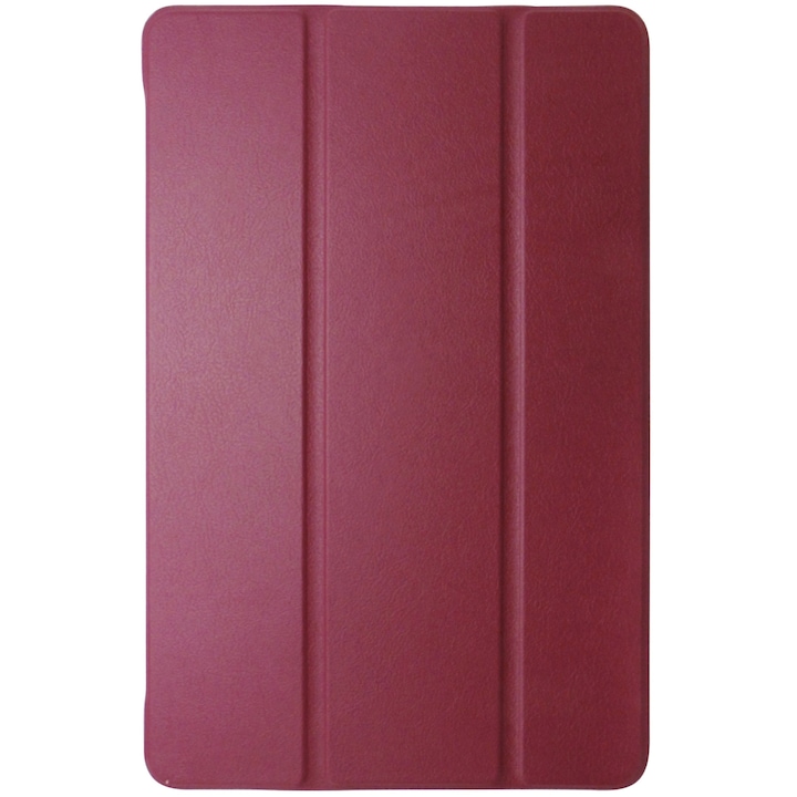 Husa tip carte rosu visiniu cu stand pentru Samsung Galaxy Tab S6 Lite Wi-Fi, S6 Lite LTE