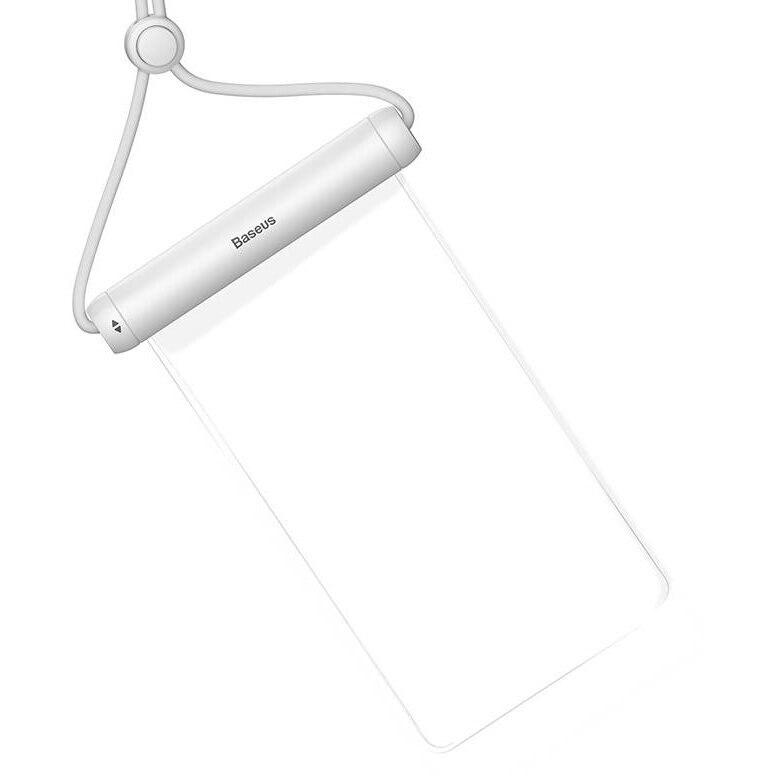 Husa waterproof universala Baseus Cylinder Slide, IPX8, Alb