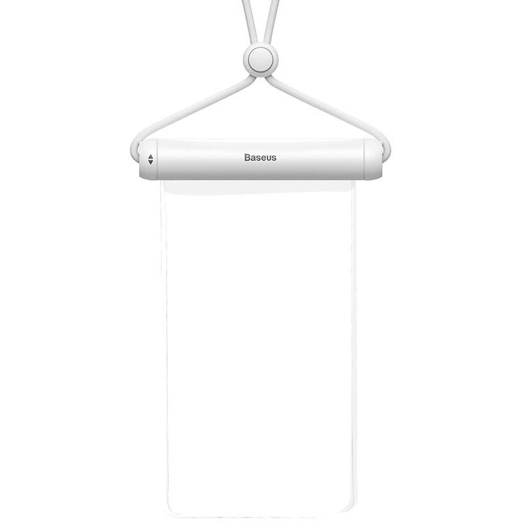 Husa waterproof universala Baseus Cylinder Slide, IPX8, Alb