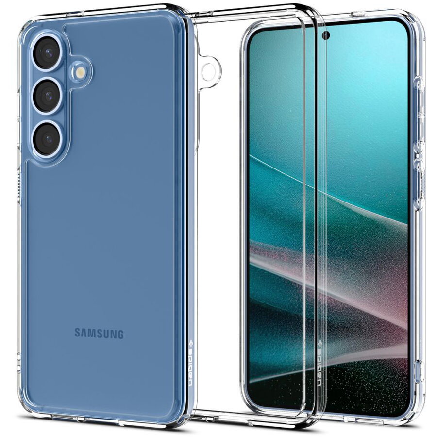 Husa telefon Spigen transparent, TPU/Policarbonat, pentru Samsung Galaxy S25