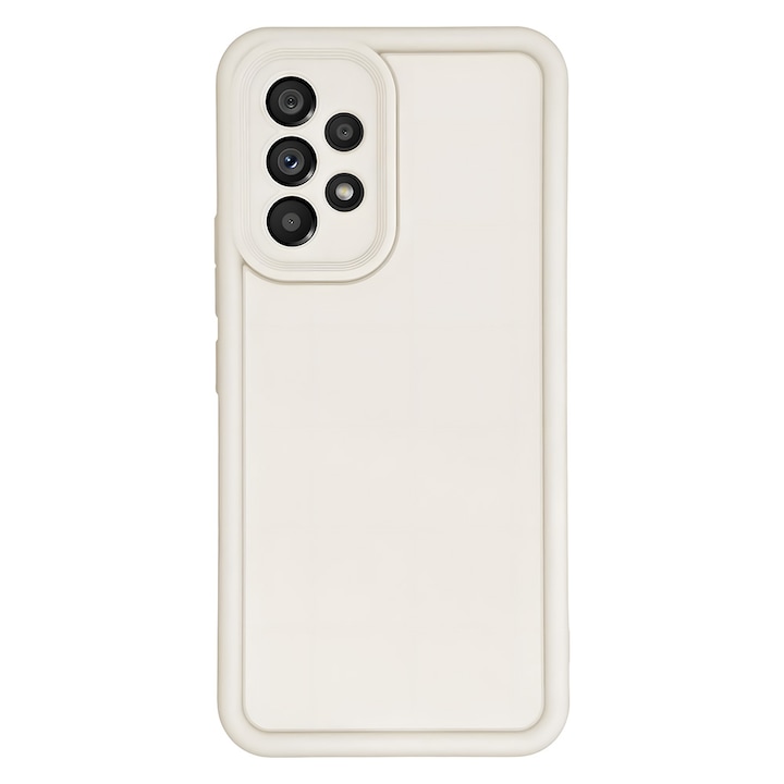 Husa telefon, compatibila cu SAMSUNG Galaxy A52 5G, protectie, alb