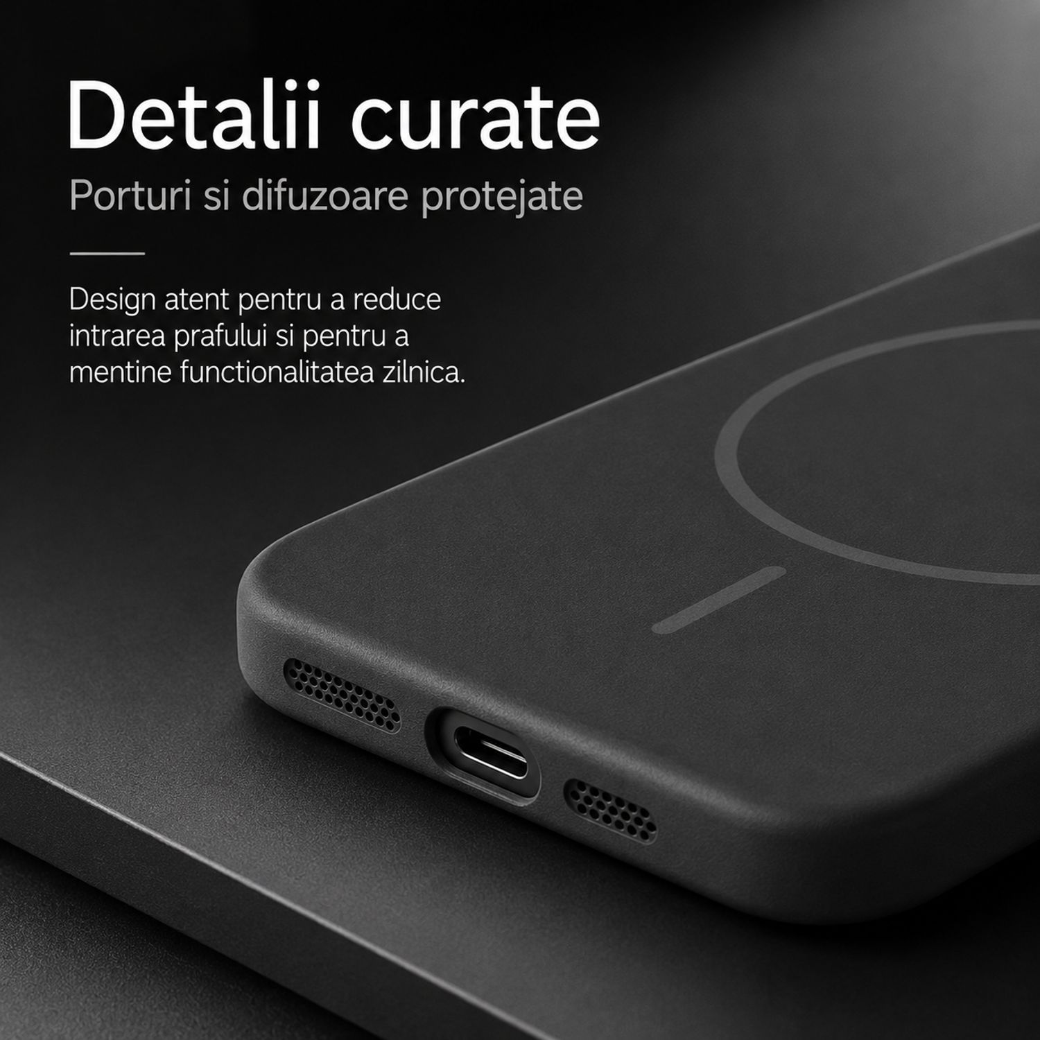 Husa pentru Oneplus 15R, PC, Magsafe, Carcasa Subtire si Flexibila cu Margini Inaltate pentru Obiectiv Camera, Negru