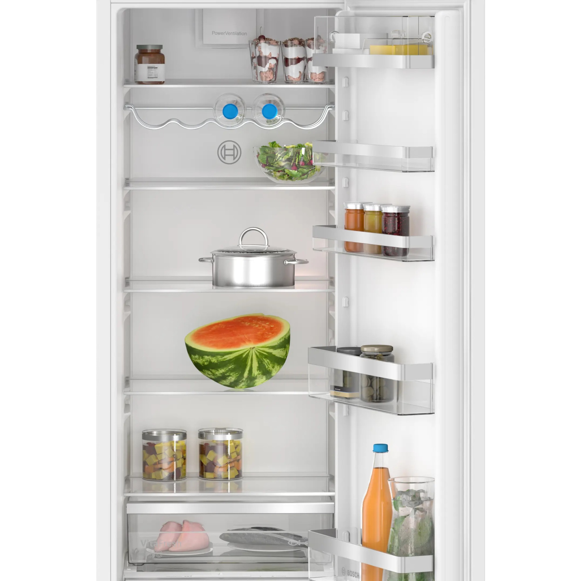 Frigider incorporabil Bosch KIR81ADC0, 310 l, Clasa C, VitaFresh XXL, Iluminare LED, Inchidere amortizata