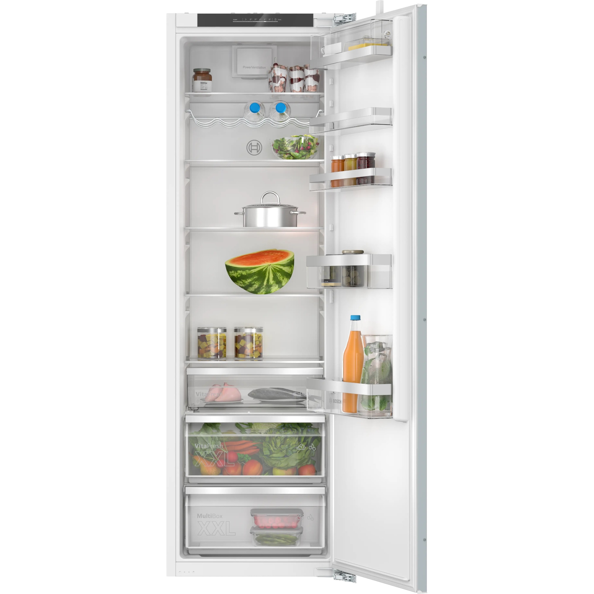 Frigider incorporabil Bosch KIR81ADC0, 310 l, Clasa C, VitaFresh XXL, Iluminare LED, Inchidere amortizata