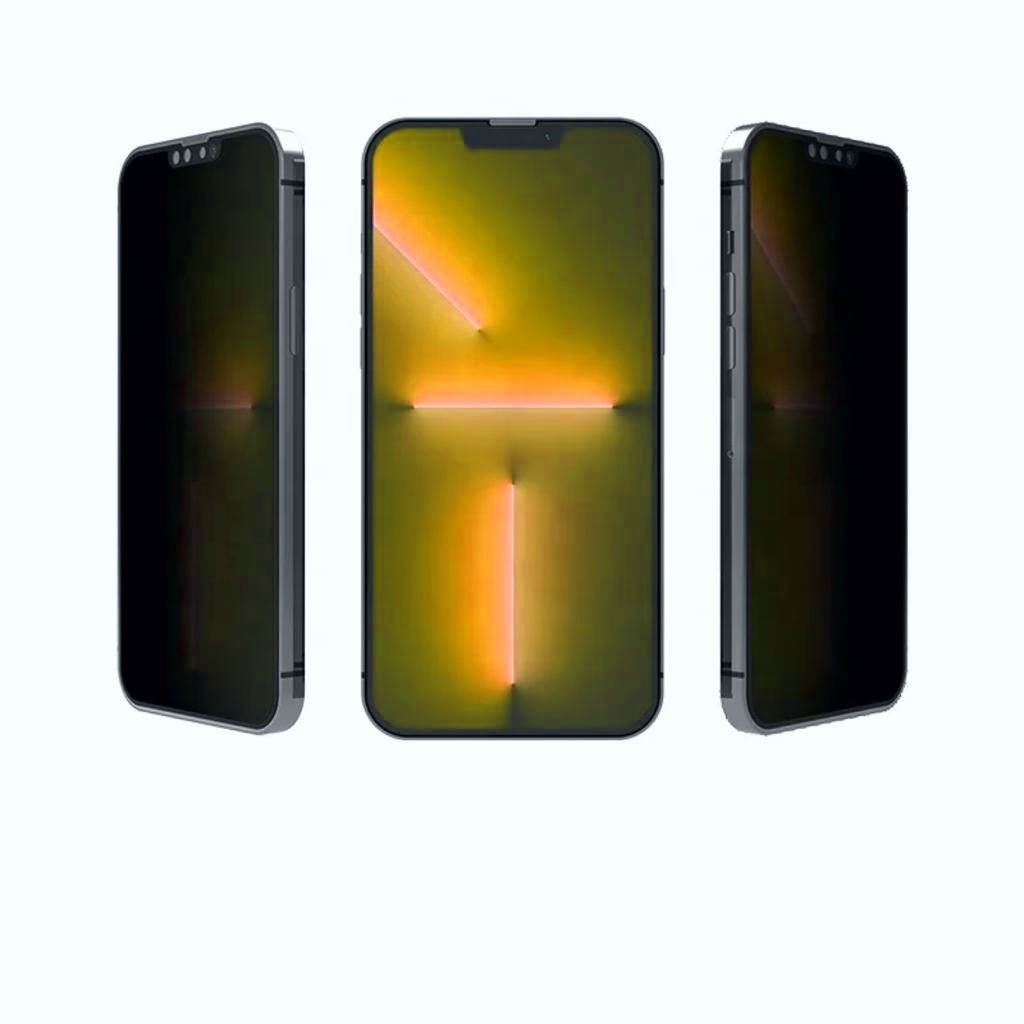 Folie protectie Privacy, compatibila IPhone 14 Plus, Calitate profesionala ROHS, Full Cover Black
