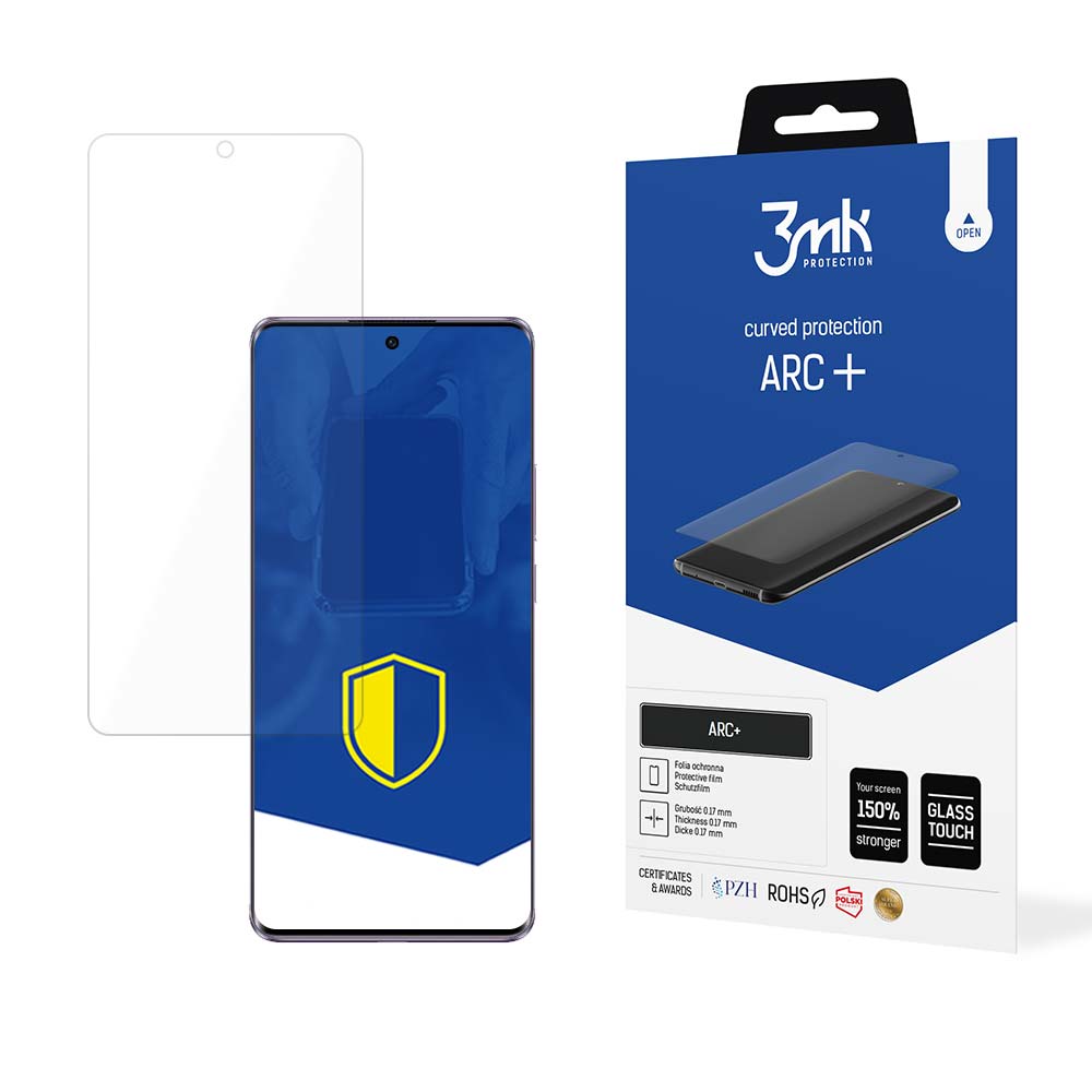 Folie protectie pentru Oppo Reno10, 3MK, transparenta, 0,17mm, set cu gel de instalare