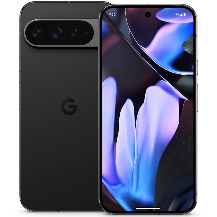 RESIGILAT: Telefon mobil Google Pixel 9 Pro XL, 512GB, 16GB RAM, 5G, Obsidian