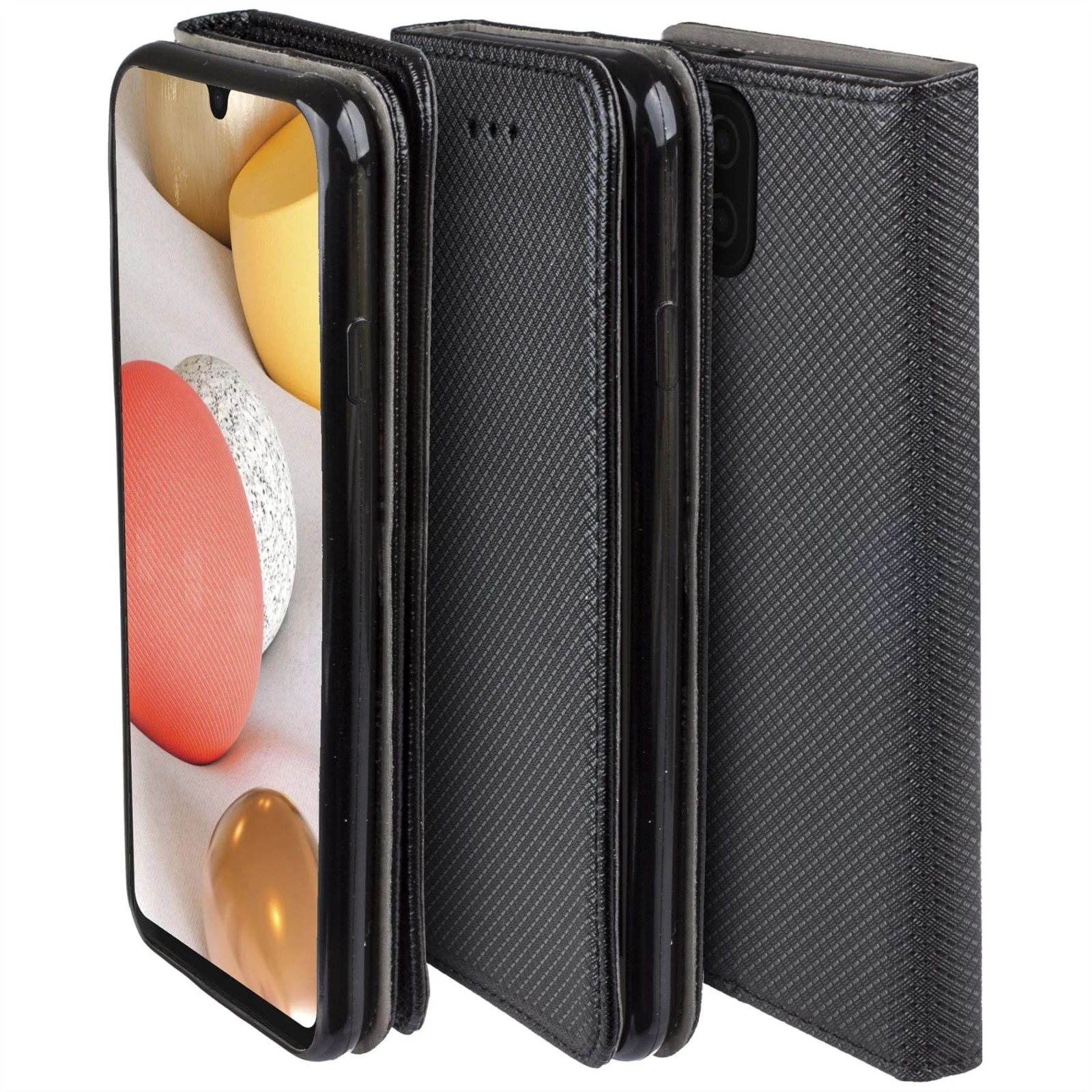 Husa Tip Carte pentru Motorola G06 Negru