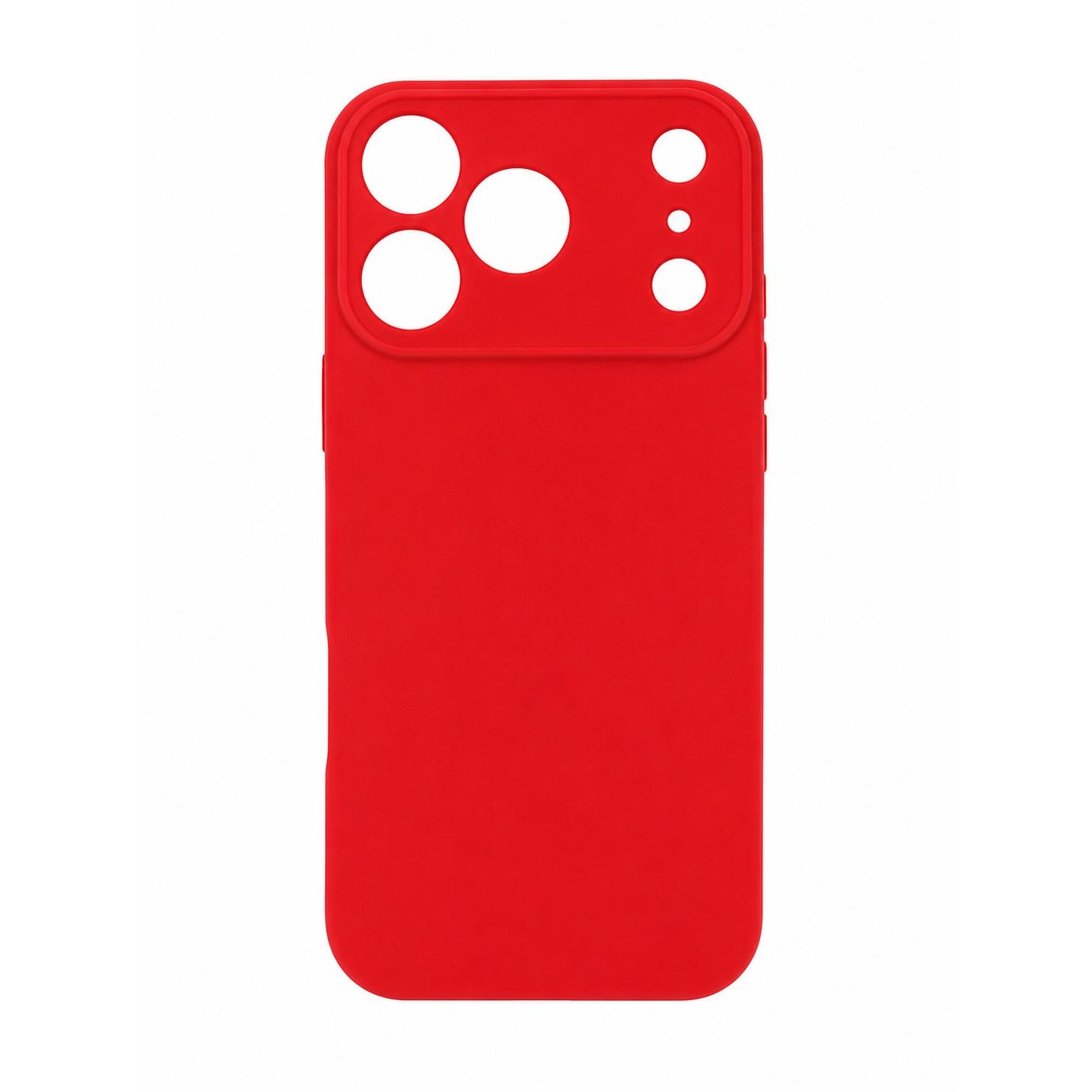 Husa telefon compatibila cu iPhone 17 Pro, Anti-Soc, Protectie camera, Microfibra interior ( catifea ), Margini Ridicate pentru Protectia Ecranului, Rosu